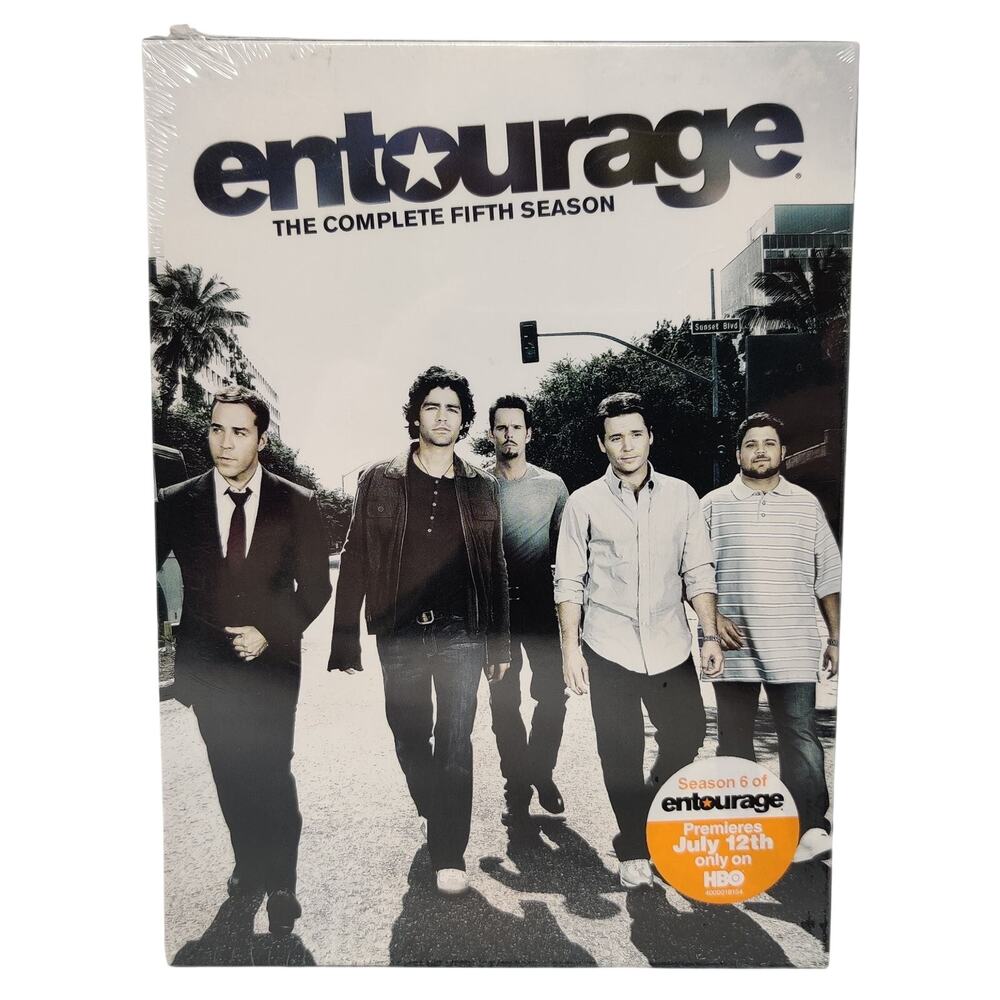 Entourage The Complete Fifth Season DVD 2009 Kevin Connolly Drama NEW SEALED